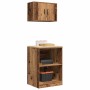 Armarios 2 uds para garaje madera ingeniería antigua madera de , Armarios industriales - Ref: Foro24-3328285, Precio: 98,17 €...