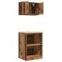Armarios 2 uds para garaje madera ingeniería antigua madera de , Armarios industriales - Ref: Foro24-3328285, Precio: 98,17 €...