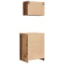 Armarios 2 uds para garaje madera ingeniería antigua madera de , Armarios industriales - Ref: Foro24-3328285, Precio: 98,17 €...