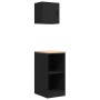 Armarios 2 uds para garaje madera de ingeniería negro de , Armarios industriales - Ref: Foro24-3328270, Precio: 92,53 €, Desc...