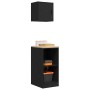 Armarios 2 uds para garaje madera de ingeniería negro de , Armarios industriales - Ref: Foro24-3328270, Precio: 92,53 €, Desc...