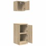 Armarios 2 uds para garaje madera de ingeniería roble sonoma de , Armarios industriales - Ref: Foro24-3328298, Precio: 86,71 ...