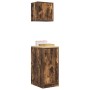 Armarios 2 uds para garaje madera ingeniería roble ahumado de , Armarios industriales - Ref: Foro24-3328300, Precio: 84,48 €,...