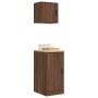 Armarios 2 uds para garaje madera ingeniería marrón roble de , Armarios industriales - Ref: Foro24-3328302, Precio: 87,02 €, ...