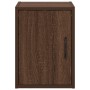 Armario de pared para garaje madera de ingeniería marrón roble de , Armarios industriales - Ref: Foro24-860619, Precio: 30,17...