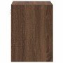 Armario de pared para garaje madera de ingeniería marrón roble de , Armarios industriales - Ref: Foro24-860619, Precio: 30,17...
