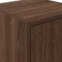Armario de pared para garaje madera de ingeniería marrón roble de , Armarios industriales - Ref: Foro24-860619, Precio: 30,17...