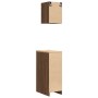 Armarios 2 uds para garaje madera ingeniería marrón roble de , Armarios industriales - Ref: Foro24-3328266, Precio: 70,69 €, ...