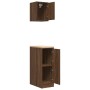 Armarios 2 uds para garaje madera ingeniería marrón roble de , Armarios industriales - Ref: Foro24-3328293, Precio: 76,24 €, ...