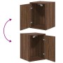 Armarios 2 uds para garaje madera ingeniería marrón roble de , Armarios industriales - Ref: Foro24-3328293, Precio: 76,24 €, ...