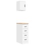 Armarios 2 uds para garaje madera de ingeniería blanco de , Armarios industriales - Ref: Foro24-3328314, Precio: 90,76 €, Des...