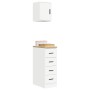 Armarios 2 uds para garaje madera de ingeniería blanco de , Armarios industriales - Ref: Foro24-3328314, Precio: 90,76 €, Des...