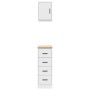 Armarios 2 uds para garaje madera de ingeniería blanco de , Armarios industriales - Ref: Foro24-3328314, Precio: 90,76 €, Des...