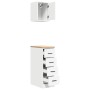 Armarios 2 uds para garaje madera de ingeniería blanco de , Armarios industriales - Ref: Foro24-3328314, Precio: 90,76 €, Des...