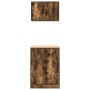 Armarios 2 uds para garaje madera ingeniería roble ahumado de , Armarios industriales - Ref: Foro24-3328309, Precio: 132,66 €...