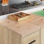 Armarios 2 uds para garaje madera de ingeniería roble sonoma de , Armarios industriales - Ref: Foro24-3328316, Precio: 97,62 ...