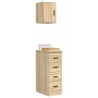 Armarios 2 uds para garaje madera de ingeniería roble sonoma de , Armarios industriales - Ref: Foro24-3328316, Precio: 97,62 ...