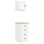 Armarios 2 uds para garaje madera de ingeniería blanco de , Armarios industriales - Ref: Foro24-3328323, Precio: 104,41 €, De...