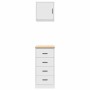 Armarios 2 uds para garaje madera de ingeniería blanco de , Armarios industriales - Ref: Foro24-3328323, Precio: 104,41 €, De...