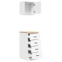 Armarios 2 uds para garaje madera de ingeniería blanco de , Armarios industriales - Ref: Foro24-3328323, Precio: 104,41 €, De...