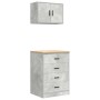 Armarios 2 uds para garaje madera de ingeniería ris hormigón de , Armarios industriales - Ref: Foro24-3328335, Precio: 151,63...