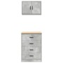 Armarios 2 uds para garaje madera de ingeniería ris hormigón de , Armarios industriales - Ref: Foro24-3328335, Precio: 151,63...