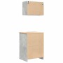 Armarios 2 uds para garaje madera de ingeniería ris hormigón de , Armarios industriales - Ref: Foro24-3328335, Precio: 151,63...