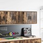 Armarios de pared 2 uds para garaje madera roble ahumado de , Armarios industriales - Ref: Foro24-860652, Precio: 70,37 €, De...