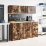 Armarios de pared 2 uds para garaje madera roble ahumado de , Armarios industriales - Ref: Foro24-860652, Precio: 70,37 €, De...
