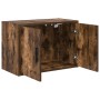 Armarios de pared 2 uds para garaje madera roble ahumado de , Armarios industriales - Ref: Foro24-860652, Precio: 70,37 €, De...