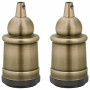 Portalámparas 2 uds bronce E27 de , Accesorios de iluminación - Ref: Foro24-4106540, Precio: 21,20 €, Descuento: %