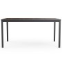 Mesa Keter Signature Porto 160 cm - Madera de fresno y acero negro de , Mesas de jardín - Ref: Foro24-447624, Precio: 186,04 ...