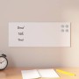 Pizarra magnética de pared vidrio templado blanco 50x20 cm de , Pizarras blancas - Ref: Foro24-4008630, Precio: 19,52 €, Desc...