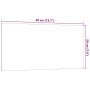 Pizarra magnética de pared vidrio templado negro 40x20 cm de , Pizarras blancas - Ref: Foro24-4008607, Precio: 18,32 €, Descu...