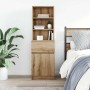 Mesilla de noche Artisan Oak 39x35x125 cm Madera de ingeniería de , Mesitas de noche - Ref: Foro24-861318, Precio: 69,48 €, D...
