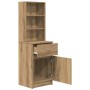 Mesilla de noche Artisan Oak 39x35x125 cm Madera de ingeniería de , Mesitas de noche - Ref: Foro24-861318, Precio: 69,48 €, D...