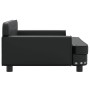 Cama para perros de cuero sintético negra 90x53x30 cm de , Camas para perros - Ref: Foro24-171876, Precio: 113,32 €, Descuent...