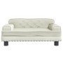 Cama para perros de terciopelo crema 70x45x30 cm de , Camas para perros - Ref: Foro24-171888, Precio: 88,96 €, Descuento: %