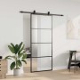 Puerta corredera con set herrajes negro 90x205 cm vidrio ESG de , Puertas - Ref: Foro24-3375799, Precio: 300,24 €, Descuento: %