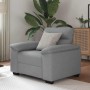 Sillón Sofá Tela Gris Claro 60 cm de , Sofás - Ref: Foro24-4105287, Precio: 166,24 €, Descuento: %