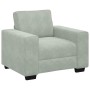 Sillón sofá gris claro 60 cm terciopelo de , Sofás - Ref: Foro24-4105247, Precio: 167,59 €, Descuento: %
