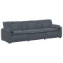 Sofá modular con cojines gris oscuro de , Unidades para sofás seccionales - Ref: Foro24-3321100, Precio: 665,26 €, Descuento: %