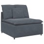 Sofá modular con cojines gris oscuro de , Unidades para sofás seccionales - Ref: Foro24-3321100, Precio: 665,26 €, Descuento: %
