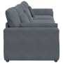 Sofá modular con cojines gris oscuro de , Unidades para sofás seccionales - Ref: Foro24-3321100, Precio: 665,26 €, Descuento: %