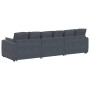Sofá modular con cojines gris oscuro de , Unidades para sofás seccionales - Ref: Foro24-3321100, Precio: 665,26 €, Descuento: %