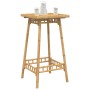 Mesa de bar para exterior cuadrada de bambú 55x55x100 cm de , Conjuntos de jardín - Ref: Foro24-4108229, Precio: 90,58 €, Des...