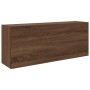 Mueble de pared baño madera ingeniería roble marrón 100x25x40cm de , Tocadores de baño - Ref: Foro24-860109, Precio: 80,36 €,...