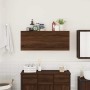 Mueble de pared baño madera ingeniería roble marrón 100x25x40cm de , Tocadores de baño - Ref: Foro24-860109, Precio: 80,36 €,...