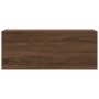 Mueble de pared baño madera ingeniería roble marrón 100x25x40cm de , Tocadores de baño - Ref: Foro24-860109, Precio: 80,36 €,...