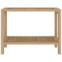 Mesa auxiliar de baño madera maciza de teca 60x30x45 cm de , Accesorios para el baño - Ref: Foro24-340752, Precio: 65,97 €, D...
